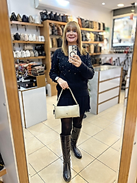 kadın basic baget omuz ve çapraz çanta (27x12cm)